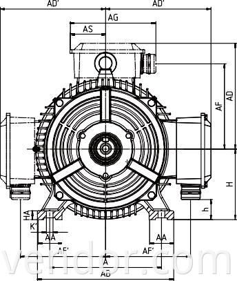 BEIDE YVF2 series Low-Voltage Three-phase Asynchronous Motor